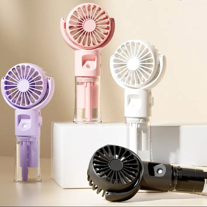 ventilateur brumisateur groupe noir blanc rose violet