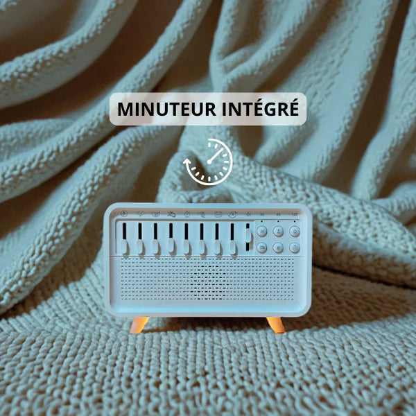 RELAAX, le diffuseur d'huiles essentielles et veilleuse avec 8 bruits ambiants